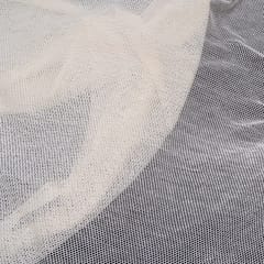 Off White Dyeable Cotton Net