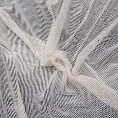 Off White Dyeable Cotton Net