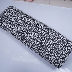 Black & White Animal Skin Cotton Jacquard