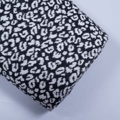 Black & White Animal Skin Cotton Jacquard