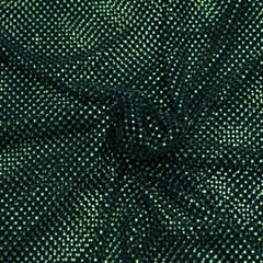 Green Color Net Saroaski Embroidery