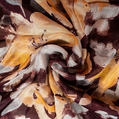 Multi Color Chinon Chiffon Printed Fabric