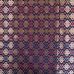 Blue Color Brocade Fabric