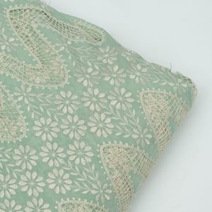 Crepe Cutwork Fabric