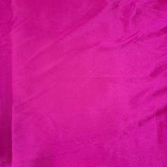 Hot Pink Color Poly Satin Fabric