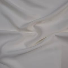 White Color Crepe Satin Fabric