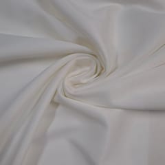 White Color Crepe Satin Fabric