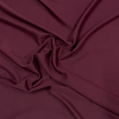 Wine Color Banana Crepe Fabric