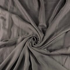 Dark Grey Color Flat Chiffon Fabric (N712)