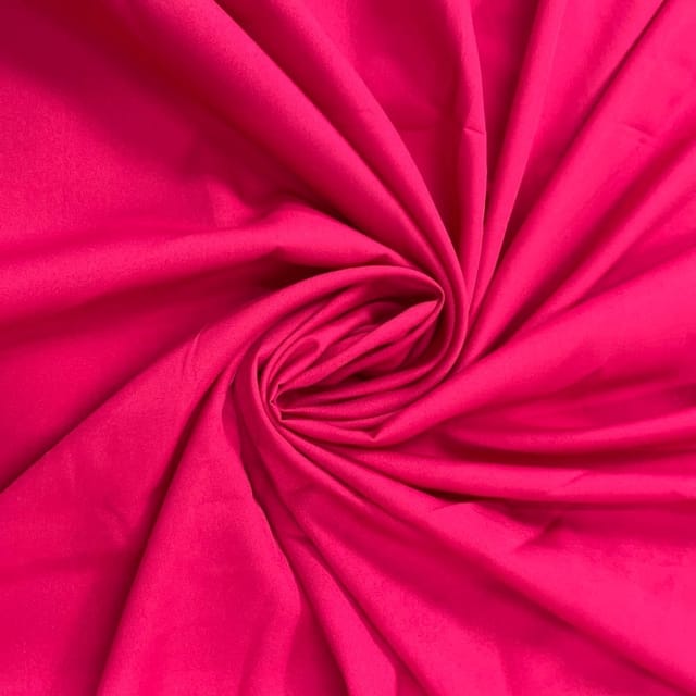 Magenta Color Dyed Poly Crepe Fabric (N23)