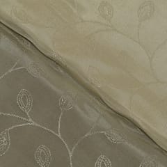 Dyeable Tissue Upada Silk Jacquard Fabric