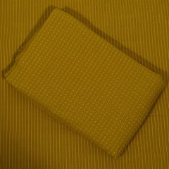 Mustard Color Cotton Dobby Fabric Set (5 Mtr.)