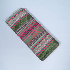 Multi Color Cotton Acrylic Jacquard Fabric