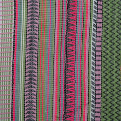 Multi Color Cotton Acrylic Jacquard Fabric