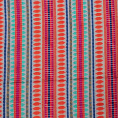 Multi Color Cotton Acrylic Jacquard Fabric