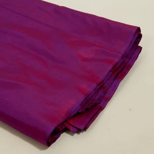 Purple and Red Color Two Tone Pure Silk Fabric