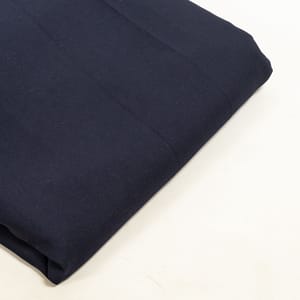 Navy Blue Color Banana Crepe Fabric