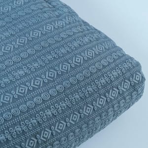 Grey Color Georgette Chikan Embroidered Fabric With Sequins (1.60Meter Piece)