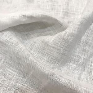 White Color Linen  Cotton 60 lea fabric