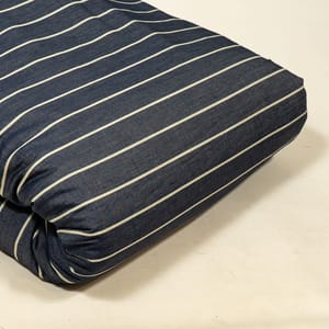 Blue Color Denim Stripes Fabric