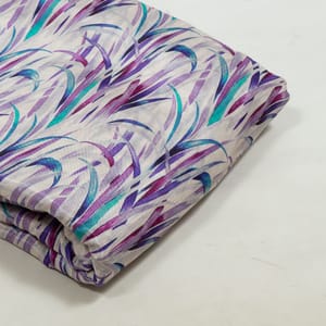 Multi Color Muslin Digital Printed Fabric